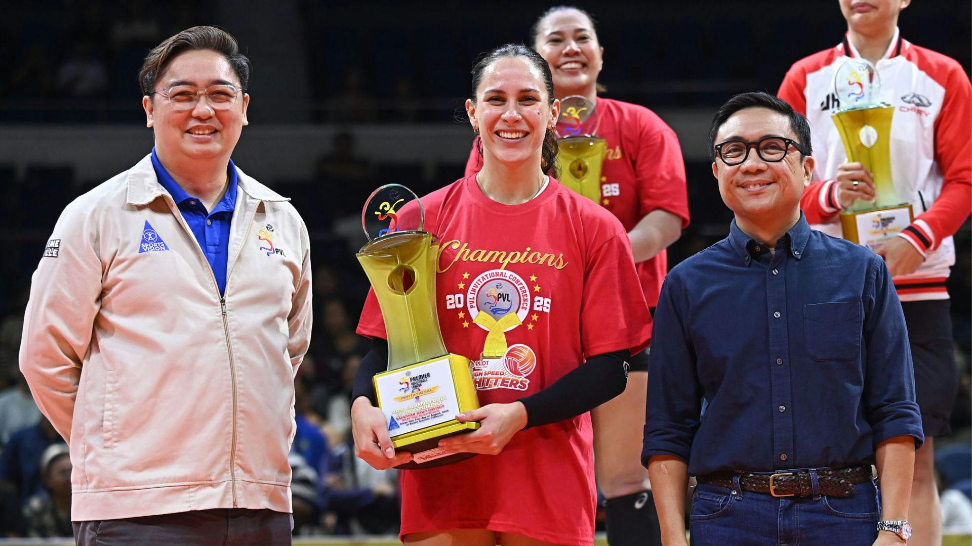 Savi Davison crowned PVL Invitational MVP after powering PLDT’s perfect run to the throne